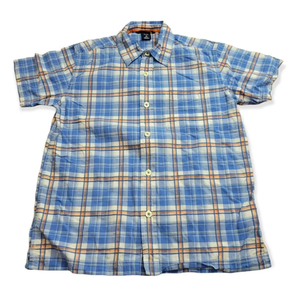 Gap kid's plaid shirt M8